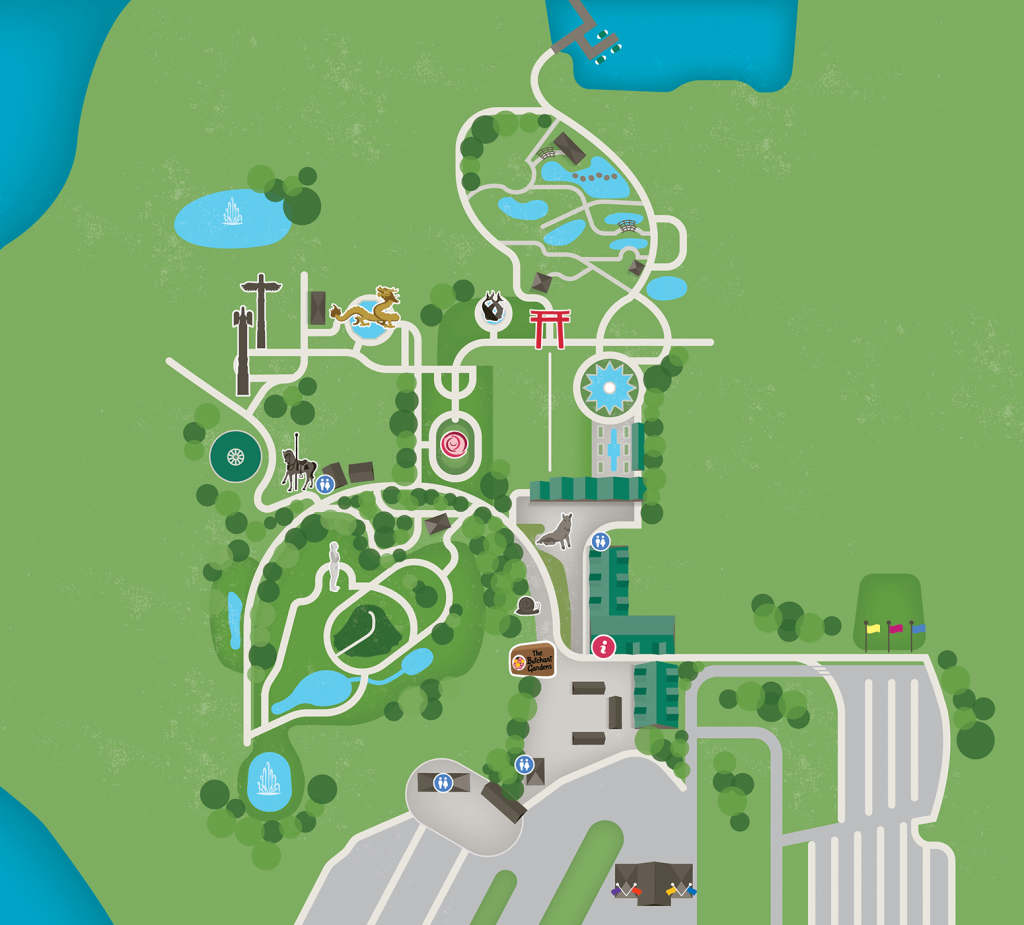 Garden Map - The Butchart Gardens