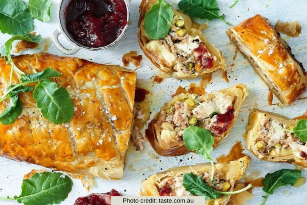 Chef’s Recipes: Turkey and Cranberry Brie Strudel and Sugar Cookies
