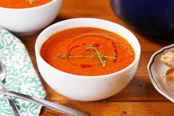 Chef’s Recipe: Tomato Bisque with Gougères