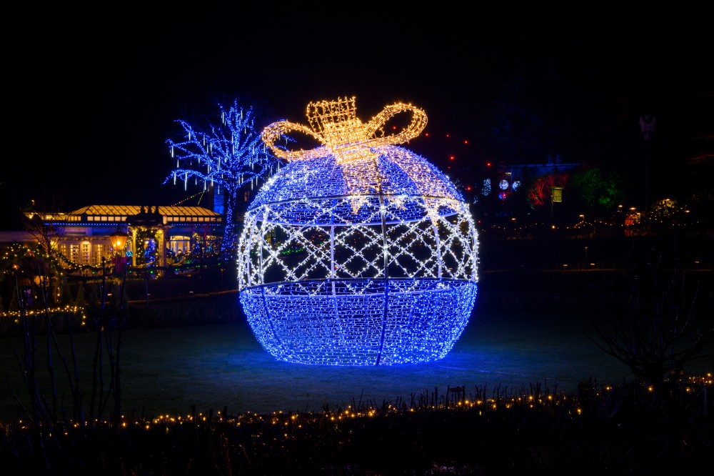 Christmas Lights at Butchart Gardens, Victoria BC, Even a d…