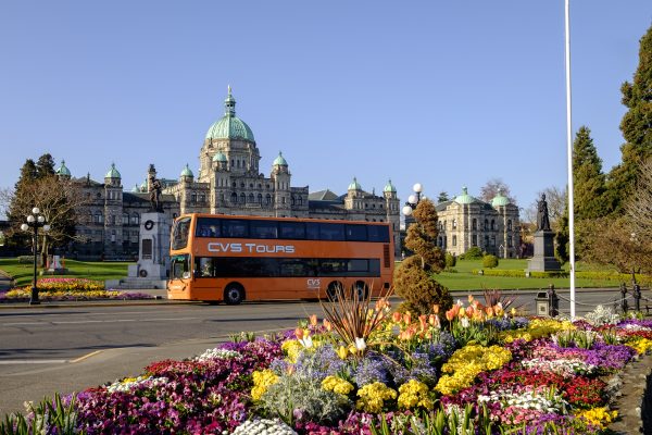 Go to... Depuis le centre-ville de Victoria via le bus CVS Sightseeing Victoria